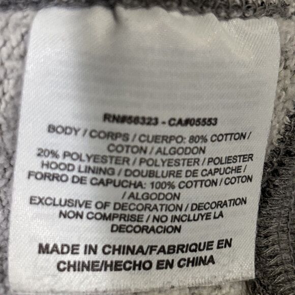 Nike Team Syracuse Lacrosse Hoodie Sweatshirt Men's Size XXL Grey Orange - Picture 16 of 16